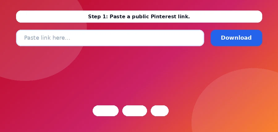 Step 1: copy a Pinterest pin link