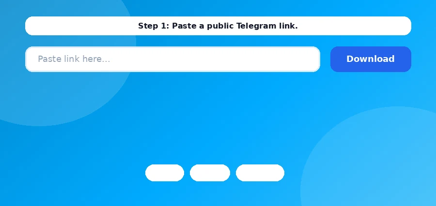Step 1: copy a Telegram public post link