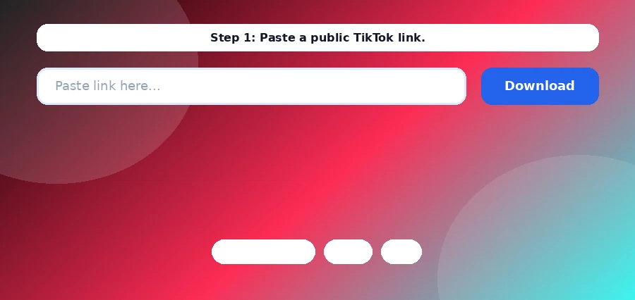 Step 1: copy a TikTok video link
