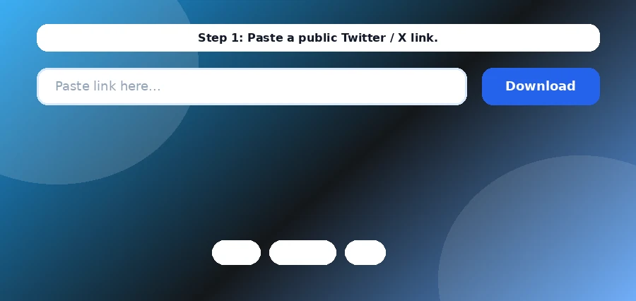 Step 1: copy a Twitter or X media link
