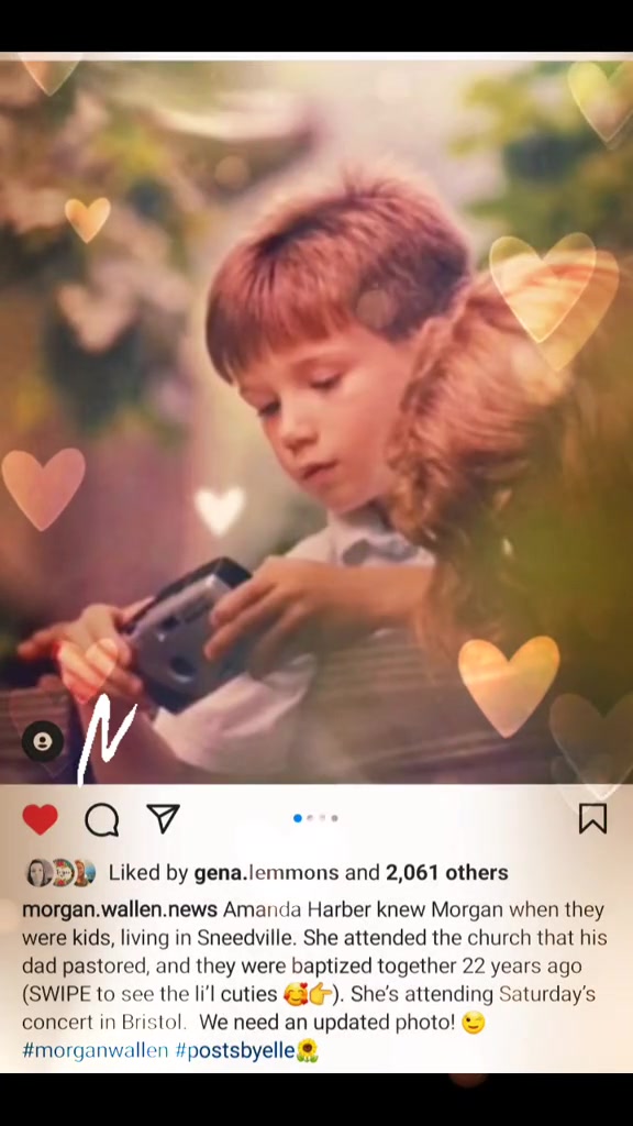 🧡 23 years ago today, Morgan and one of his childhood friends, Amanda, got Babtized togeth