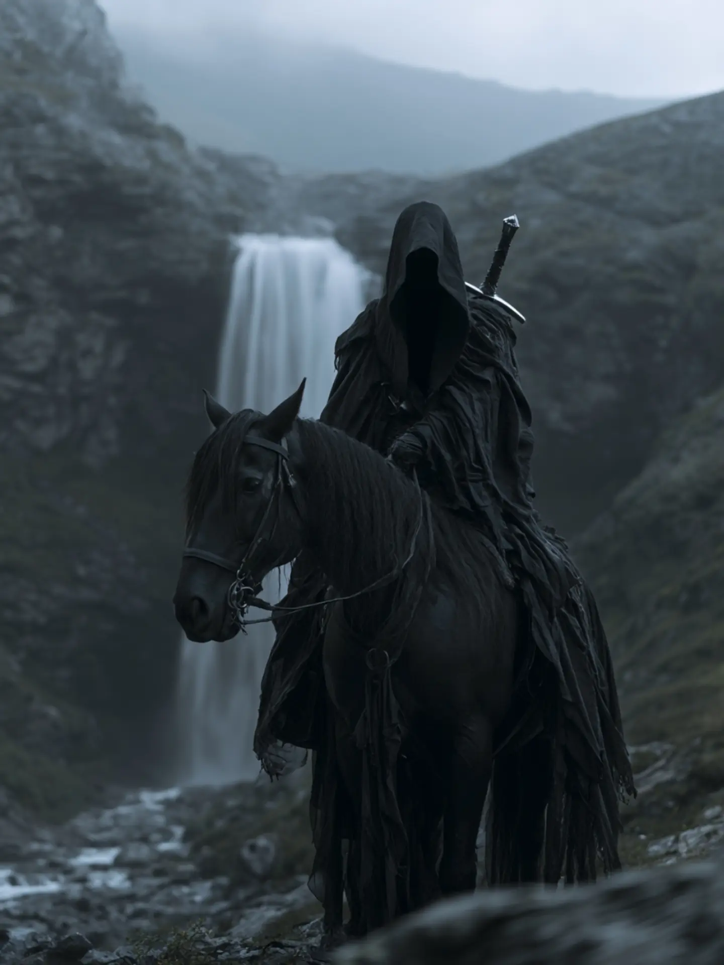 Perhaps you will see him near the waterfalls, beneath the silver mist,…