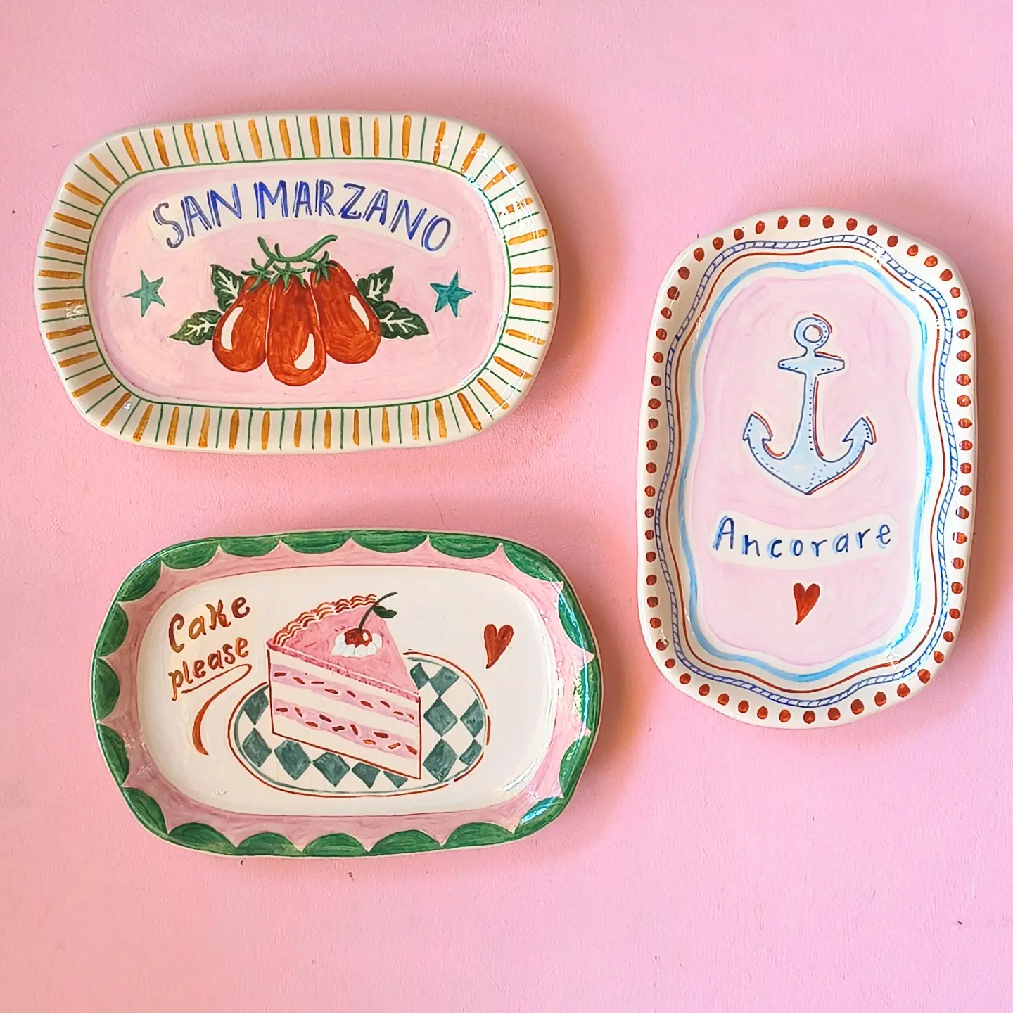 Peças únicas disponíveis em pronta entrega 🩷🌞 Ovais 18x13 cm ( limão,…