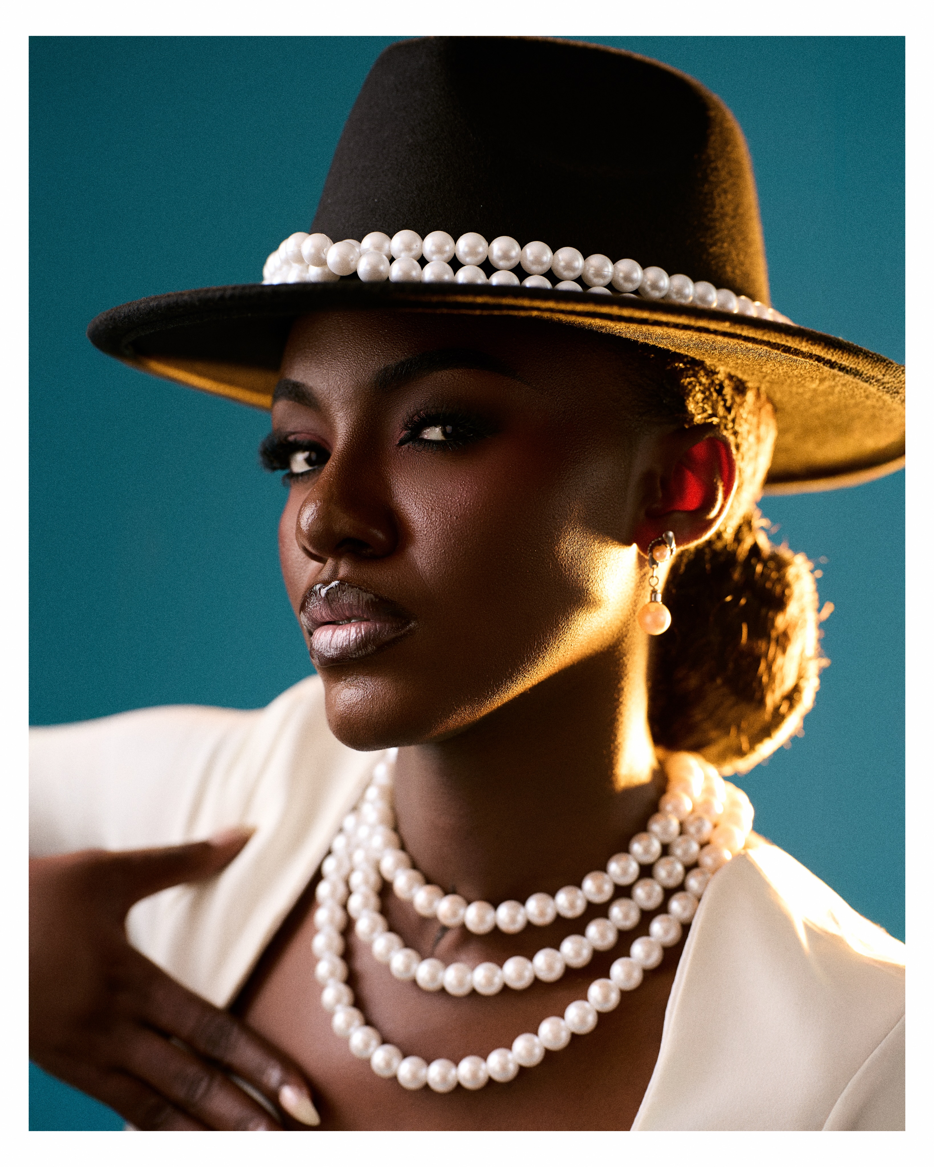 An intentional play of light, colour and mood creating a frame that…