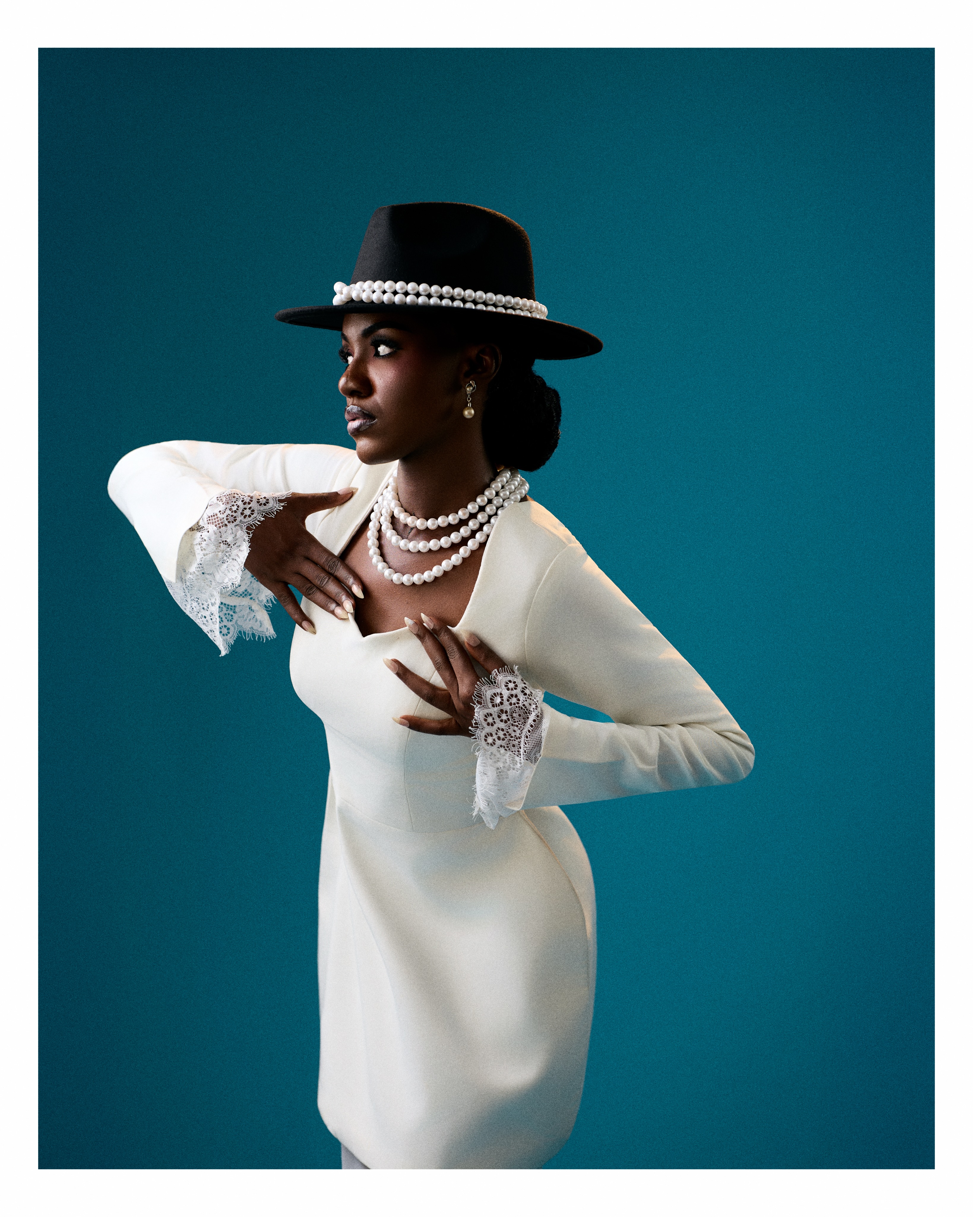 An intentional play of light, colour and mood creating a frame that…